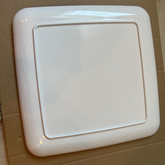 John Derian Melamine Square Serving Tray Plate Lotus Flower - Picture 3 of 4